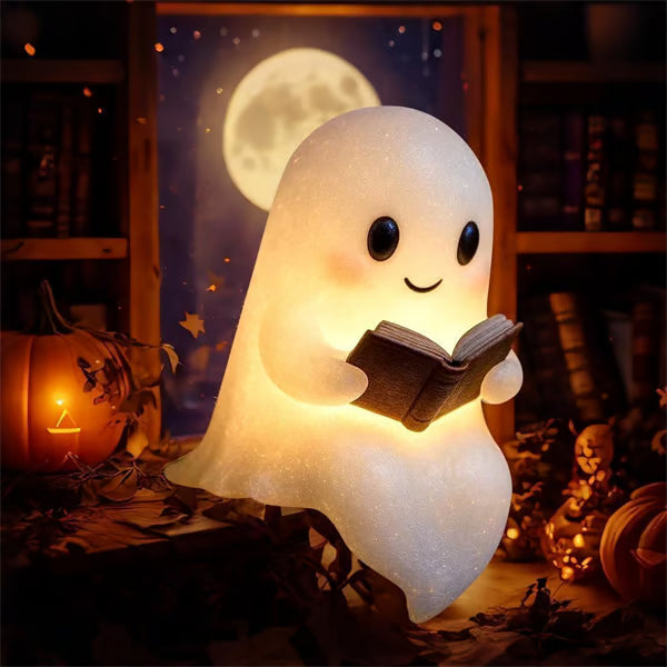 Cavinic™ - Cute Ghost Reading Book Lamp