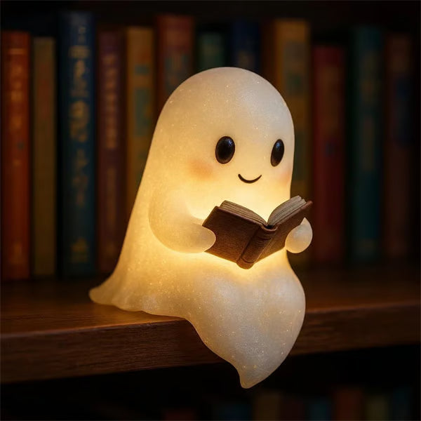 Cavinic™ - Cute Ghost Reading Book Lamp