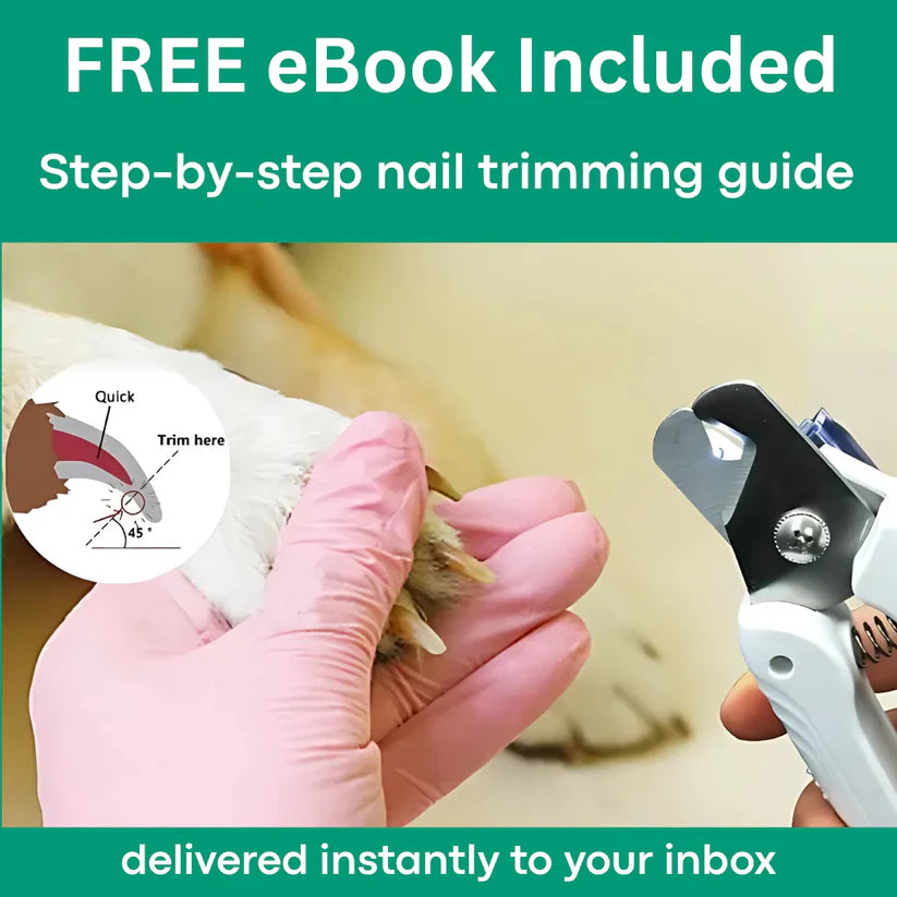 2 in 1 Pet Nail Clipper with LED Light for Dogs and Cats