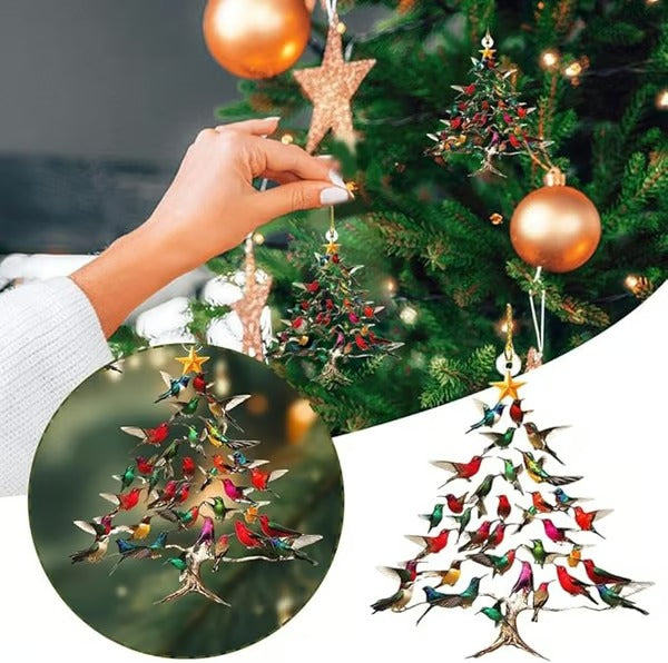 🔥2025 New Release 🐦🎄Hummingbird Christmas Ornament💠 (✨Same as in the video)