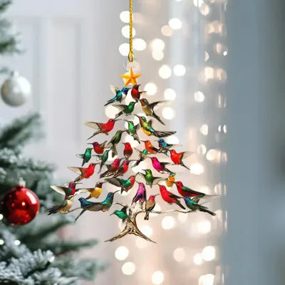 🔥2025 New Release 🐦🎄Hummingbird Christmas Ornament💠 (✨Same as in the video)