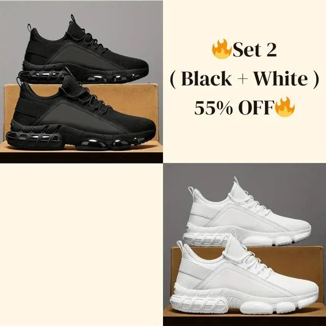 Cavinic™ Men's Lightweight Breathable Low-Top Running Shoes