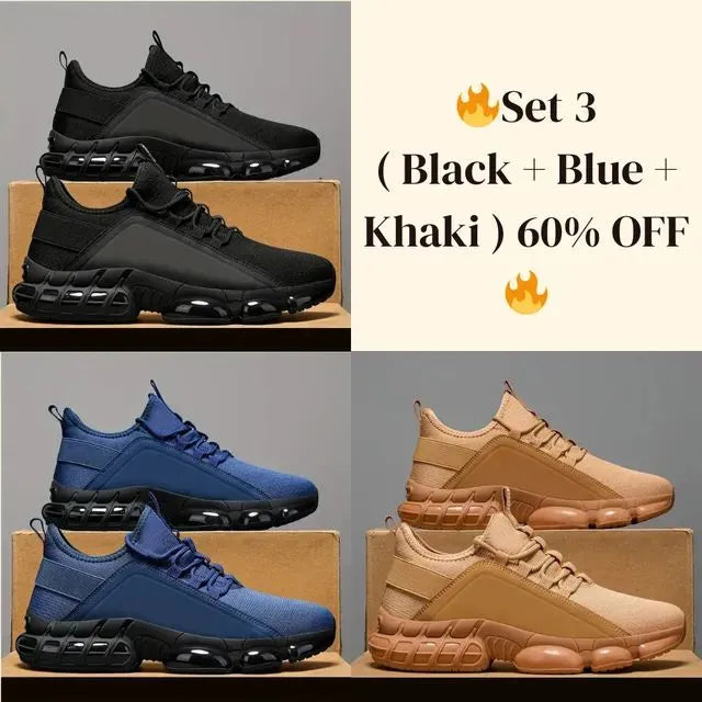 Cavinic™ Men's Lightweight Breathable Low-Top Running Shoes