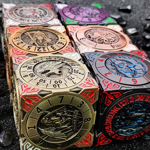 🔥Halloween Sale 60% OFF🔥 7-in-1 Metal DND Fidget Spinner Dice