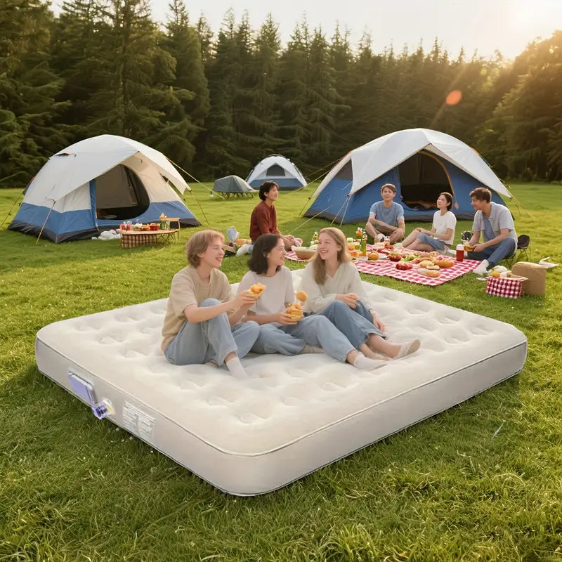Self-Inflating Air Mattress with Built-In & Repair Kit