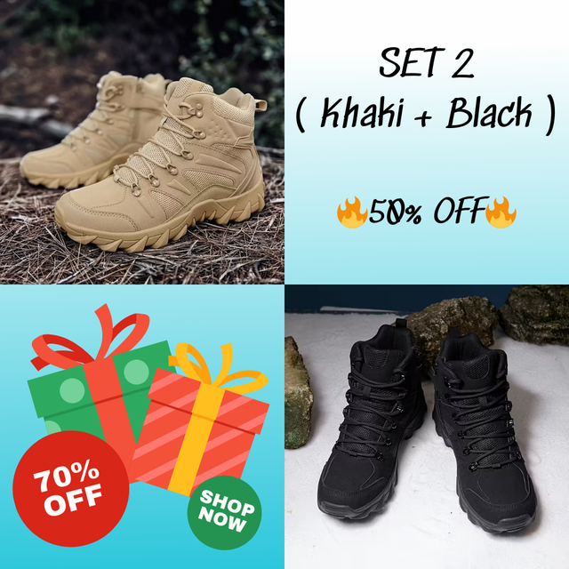 🏆 Best-Selling Men’s Shoes - SEHM Men'S Tactical Mid Top Hiking Boots