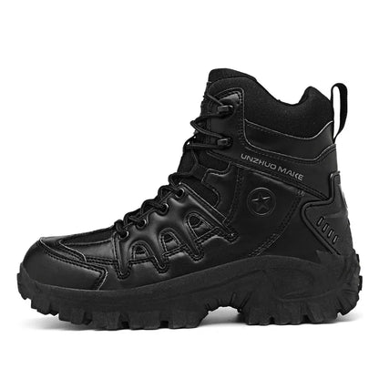 Men Outdoor Waterproof Non-Slip Hiking Boots Combat Boots