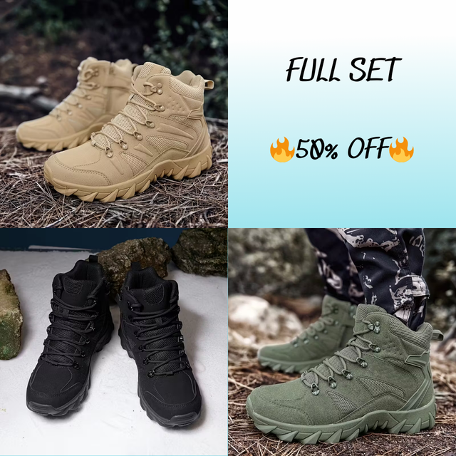 🏆 Best-Selling Men’s Shoes - SEHM Men'S Tactical Mid Top Hiking Boots