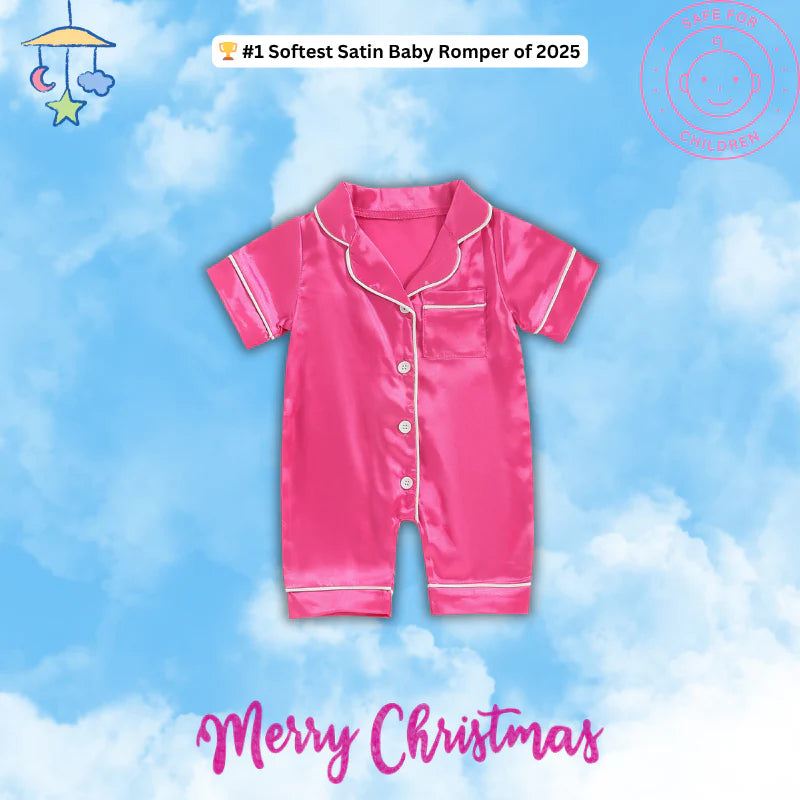 Cavinic™ Baby Satin Romper Pyjamas