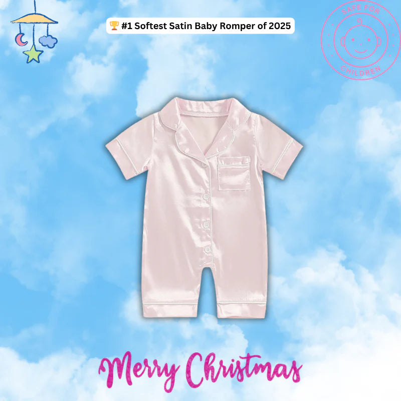 Cavinic™ Baby Satin Romper Pyjamas