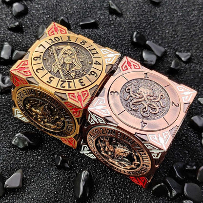 🔥Halloween Sale 60% OFF🔥 7-in-1 Metal DND Fidget Spinner Dice