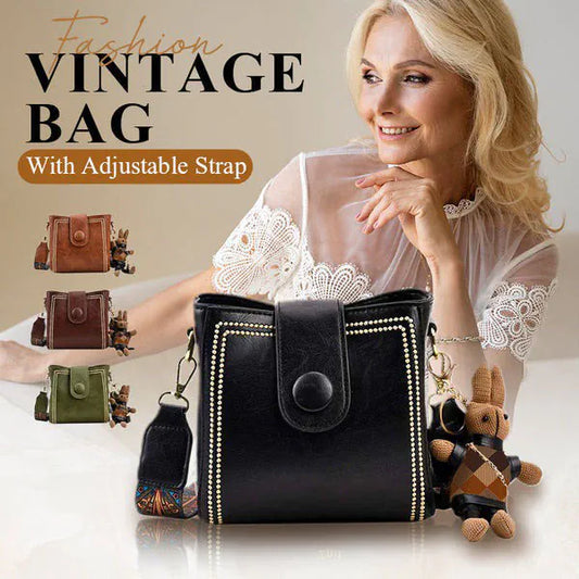 ⏳Vintage Fashion Bag with Adjustable Wider Shoulder Strap👜Cavinic™