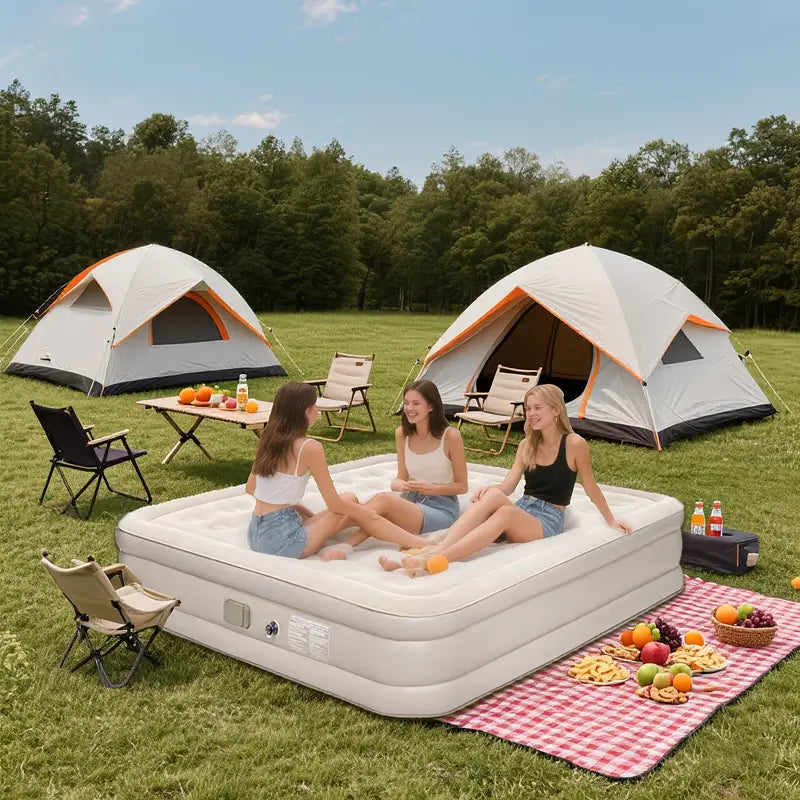 Self-Inflating Air Mattress with Built-In & Repair Kit