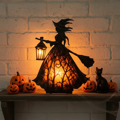 🧙🏻‍♀️Dark Night Witch Lamp🖤Light up the mysterious atmosphere👻 Cavinic™
