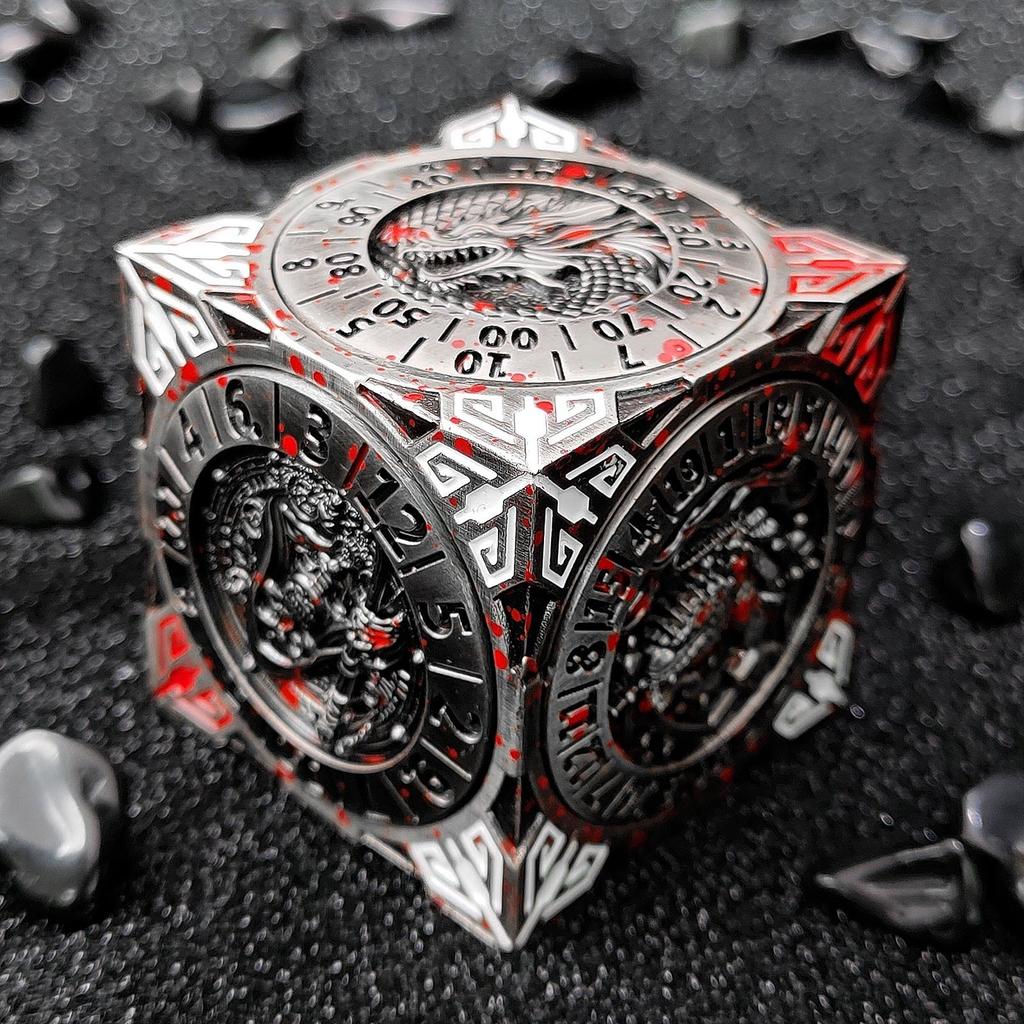 🔥Halloween Sale 60% OFF🔥 7-in-1 Metal DND Fidget Spinner Dice
