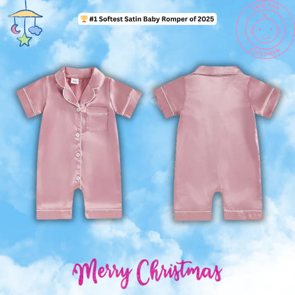 Cavinic™ Baby Satin Romper Pyjamas