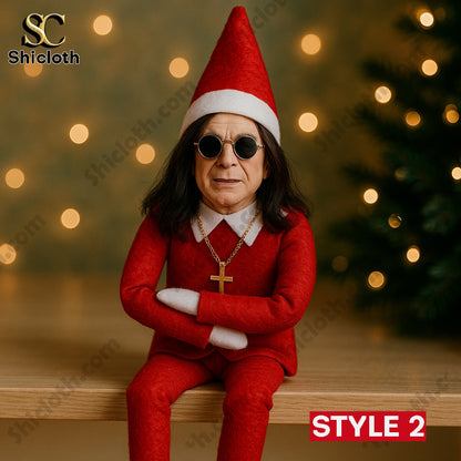 HOT Trending 2025 Ozzy Osbourne Christmas Elf Doll