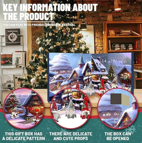 🎅Christmas Gnome Countdown Calendar 2025🥰