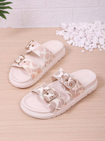 Women's Thick Sole Printed Sandals