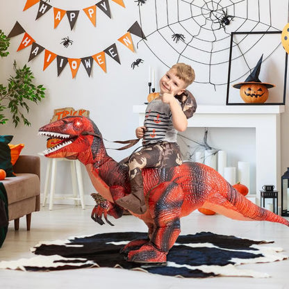 Inflatable Dinosaur Costume Halloween Costumes Funny Blow up Costume for Party Cosplay Clothing Set