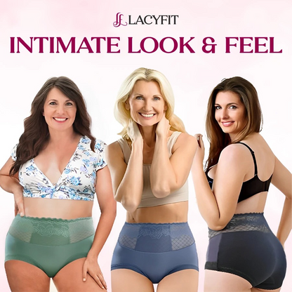 LacyFit - LAST DAY SALE 70% OFF - Silky Comfort High Waist Hiplift Panties