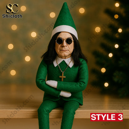 HOT Trending 2025 Ozzy Osbourne Christmas Elf Doll