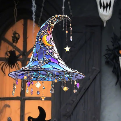 🏆Flash Sale⚡🧙🏻2025 Halloween Witch 2D Hat Ornament