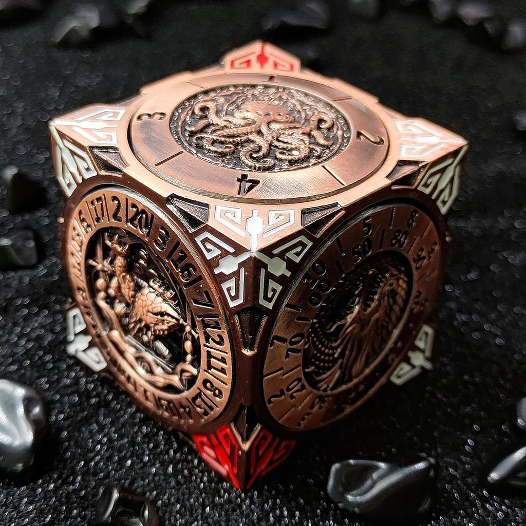 🔥Halloween Sale 60% OFF🔥 7-in-1 Metal DND Fidget Spinner Dice
