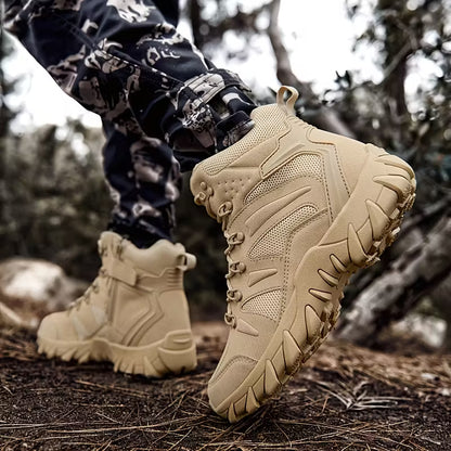 🏆 Best-Selling Men’s Shoes - SEHM Men'S Tactical Mid Top Hiking Boots