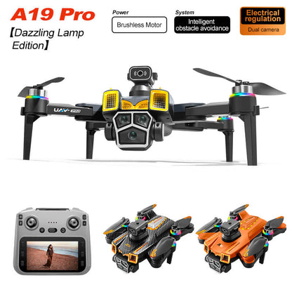🔥(HOT SALE)🔔 Brushless 5.6-inch drone with screen HD aerial photography quadcopter obstacle avoidance RC airplane