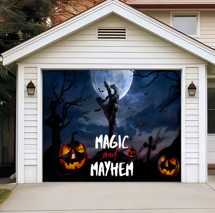 🔥Limited-time 50% off sale | Cavinic™ Halloween Garage Door Cover