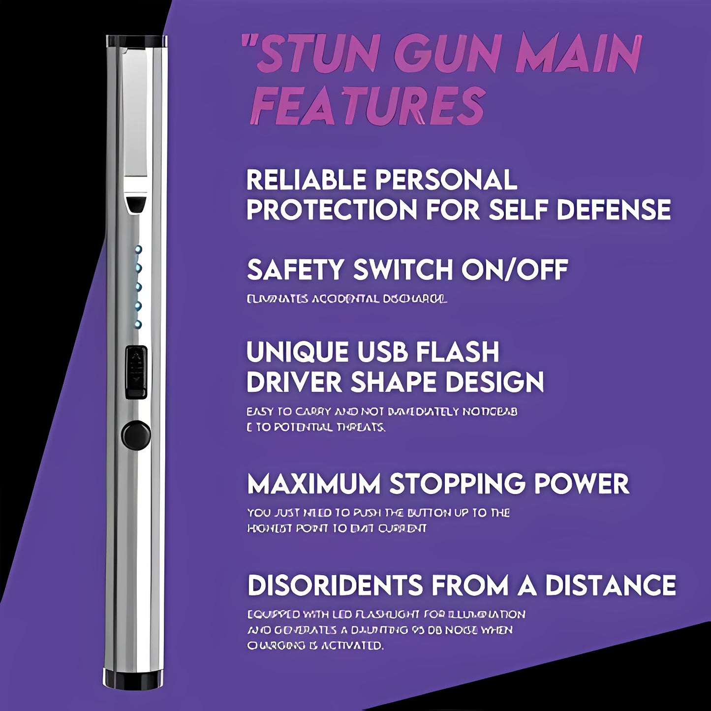 Tactical HIGH Power 25,000,000 Stun Pen