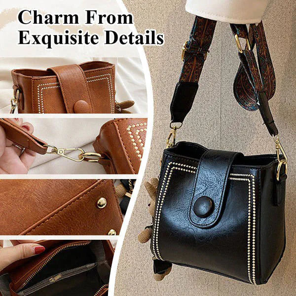 ⏳Vintage Fashion Bag with Adjustable Wider Shoulder Strap👜Cavinic™