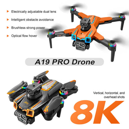 🔥(HOT SALE)🔔 Brushless 5.6-inch drone with screen HD aerial photography quadcopter obstacle avoidance RC airplane