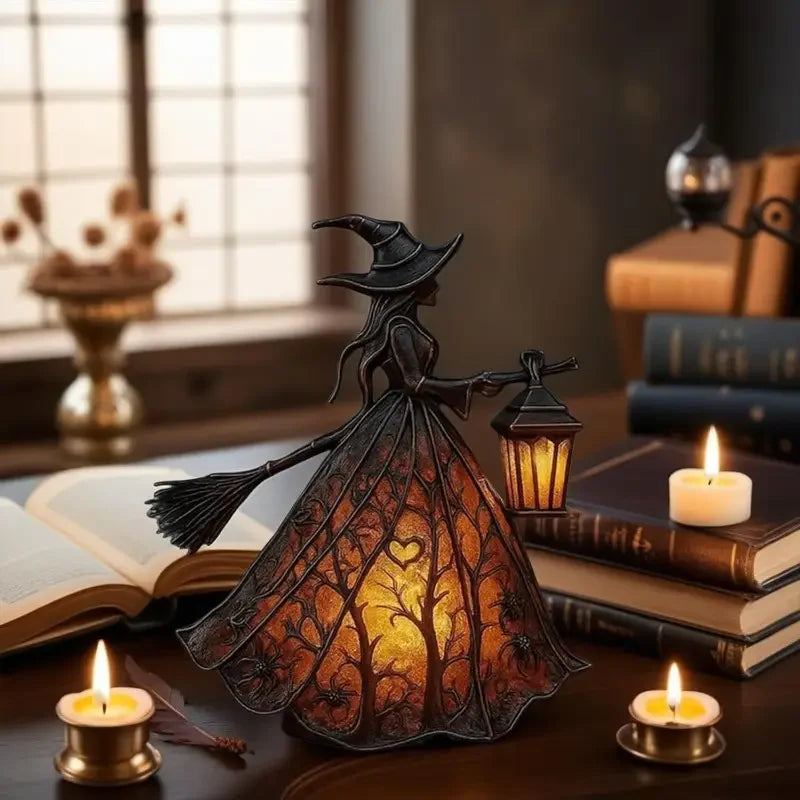 🧙🏻‍♀️Dark Night Witch Lamp🖤Light up the mysterious atmosphere👻 Cavinic™