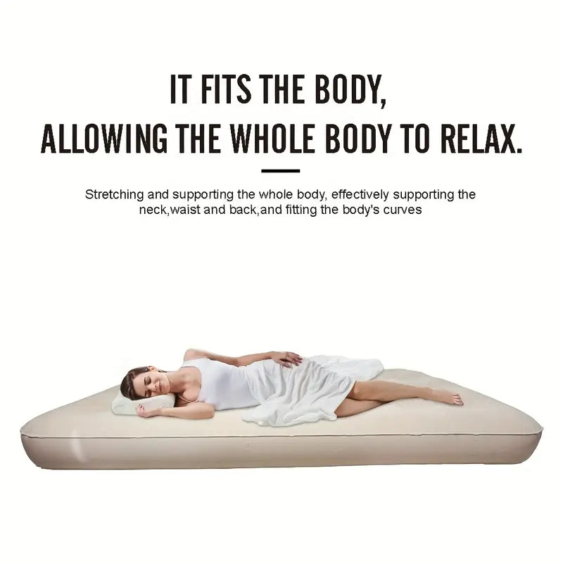 Self-Inflating Air Mattress with Built-In & Repair Kit