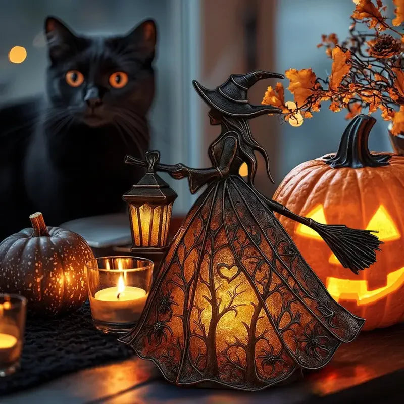 🧙🏻‍♀️Dark Night Witch Lamp🖤Light up the mysterious atmosphere👻 Cavinic™