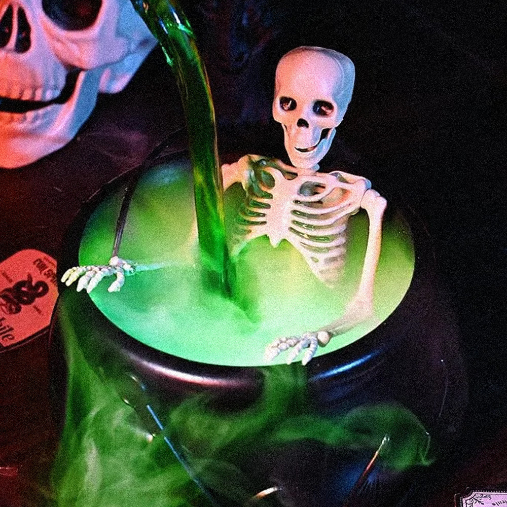 🔥Halloween Sale 60% OFF🔥 Cauldron Halloween Decor (With Magic Floating Potion Bottles & Diffuser)