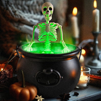 🔥Halloween Sale 60% OFF🔥 Cauldron Halloween Decor (With Magic Floating Potion Bottles & Diffuser)