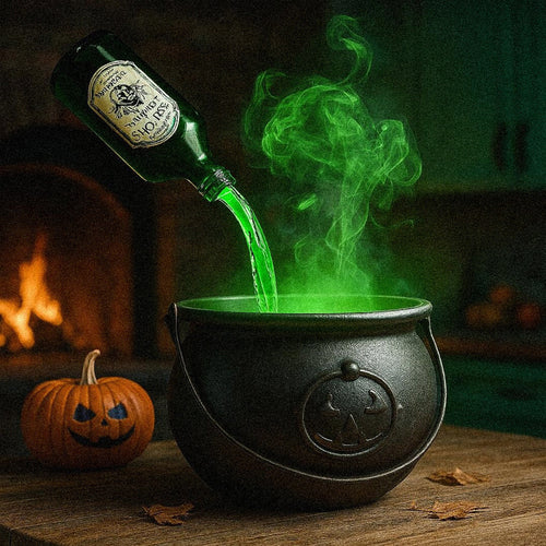 🔥Halloween Sale 60% OFF🔥 Cauldron Halloween Decor (With Magic Floating Potion Bottles & Diffuser)