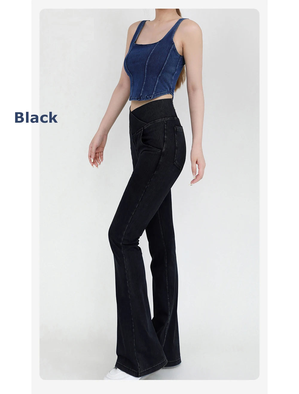 Women's Flare Leg Yoga Pants 4-Way Stretch