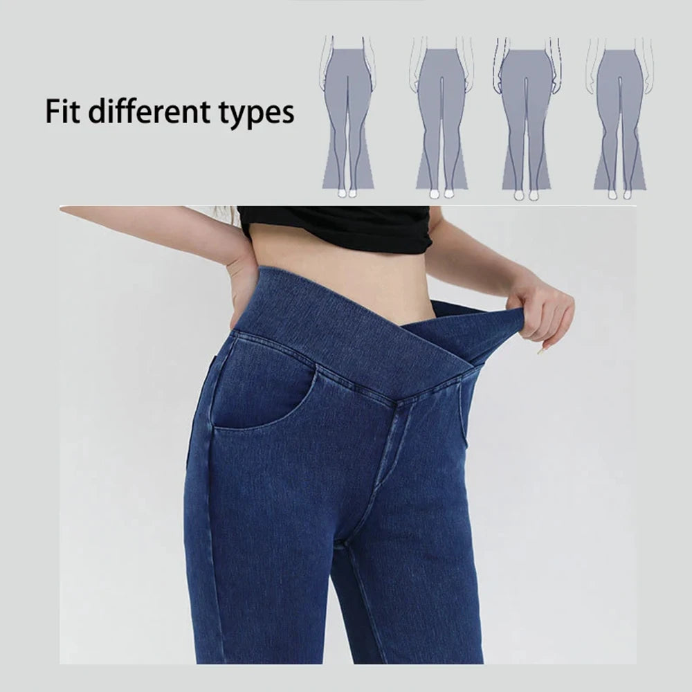 Women's Flare Leg Yoga Pants 4-Way Stretch