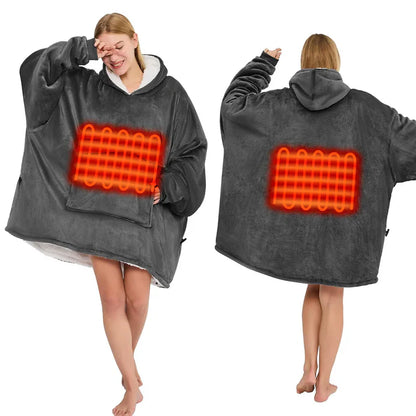 Cavinic™ Heated Hoodie Blanket