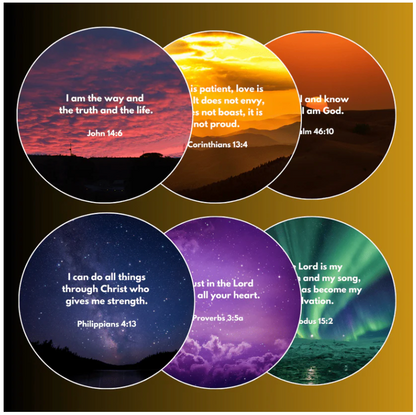 Cavinic™ Bible Verse Projector (6 Free Scripture Discs Included)