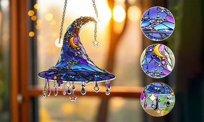 🏆Flash Sale⚡🧙🏻2025 Halloween Witch 2D Hat Ornament