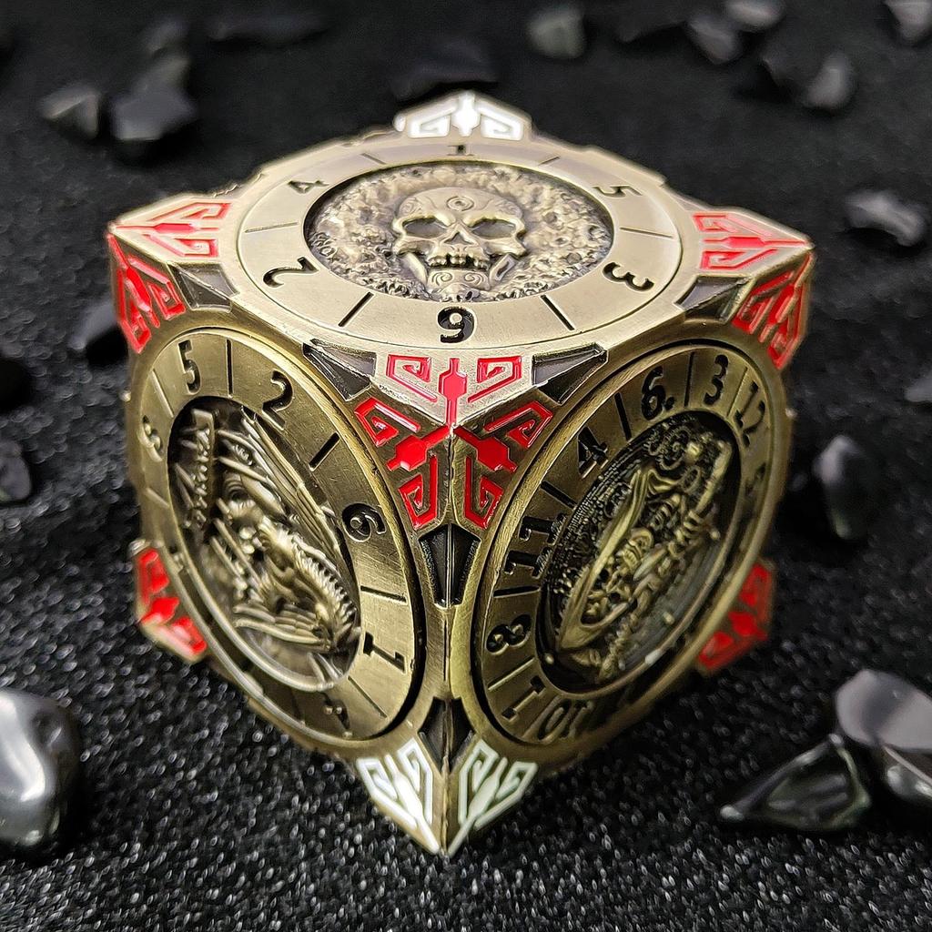 🔥Halloween Sale 60% OFF🔥 7-in-1 Metal DND Fidget Spinner Dice