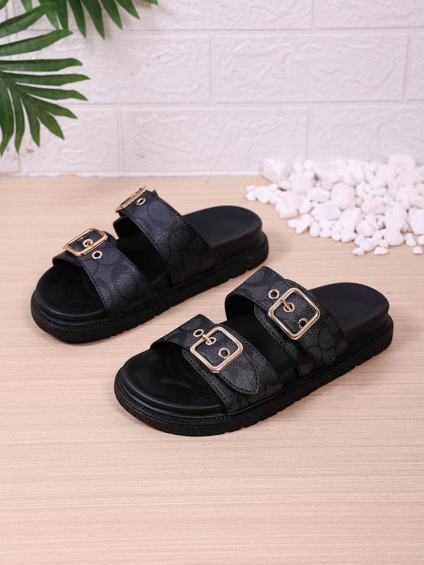 Women's Thick Sole Printed Sandals