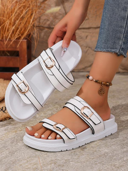 Women's Thick Sole Printed Sandals