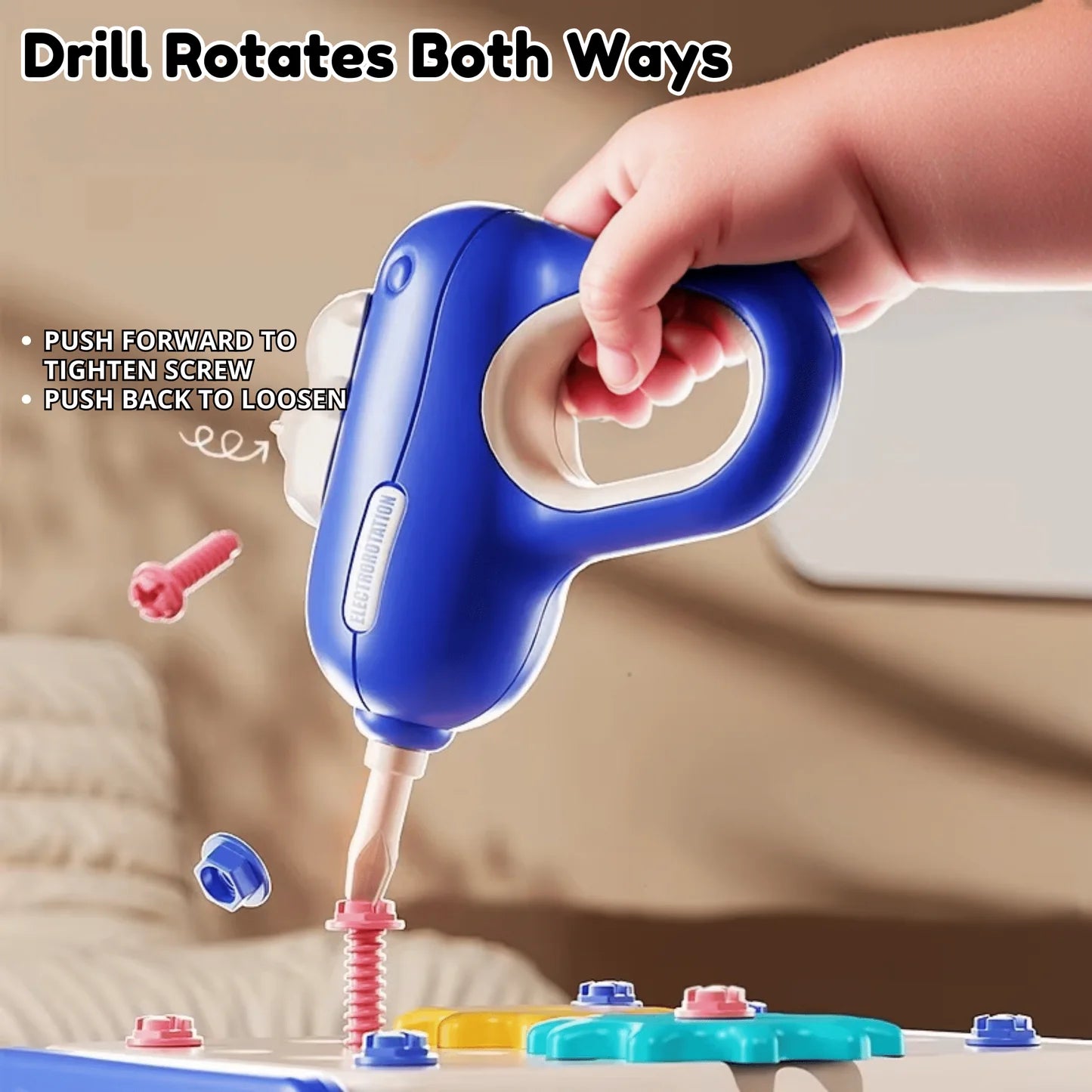 Cavinic™ Hippo All-in-one Tool Hub DIY Montessori Tool Box Set