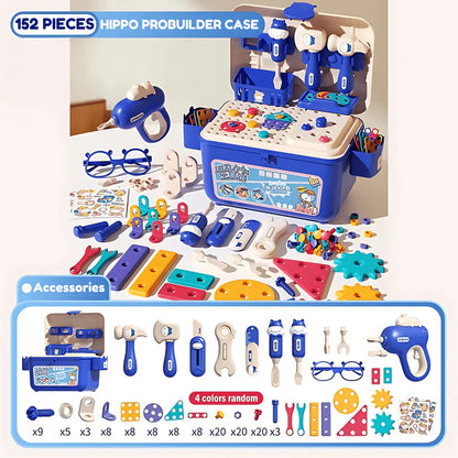 Cavinic™ Hippo All-in-one Tool Hub DIY Montessori Tool Box Set